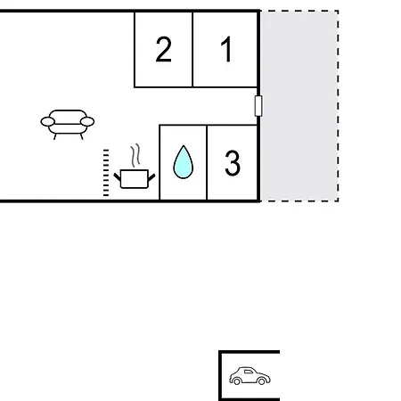 Three-bedroom In Sjallands Odde בית נופש Yderby